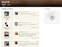Tablet Screenshot of h5yr.com